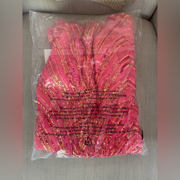 Coleen Sequin Striped Bodycon Party Dress - Picture 5 of 7